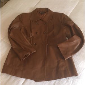 Ann Klein leather jacket/coat